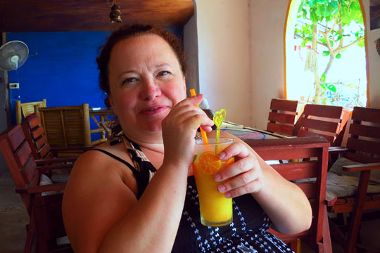 We're laughing because they started playing Hank Sr music.