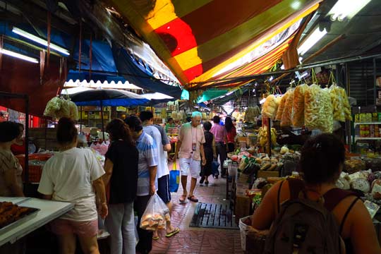 We hit the food-part of the market.