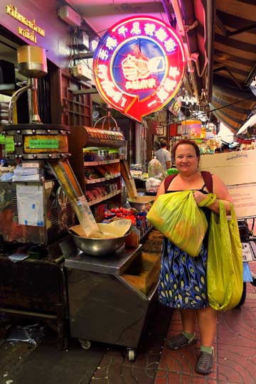 All stocked-up on spices.