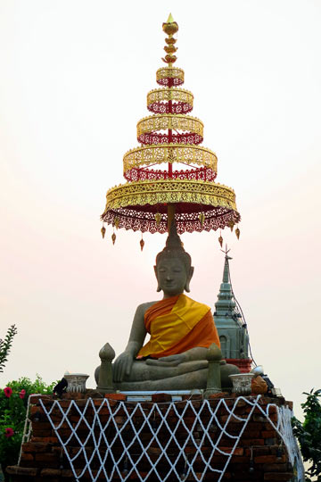 Buddha at Wat Tilok Aram.