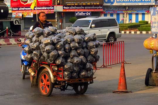 Good thing the driver has a high seating position.