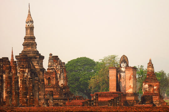 Northern side of Wat  Mahathat.