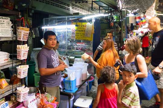 Starting off with a market tour.