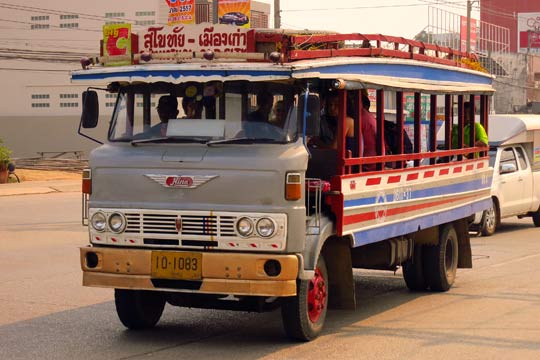 Sukhothai Wooden Bus.