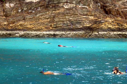 Snorkelling at Koh Chuek.