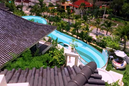 One of three Infinity Pools at the resort.