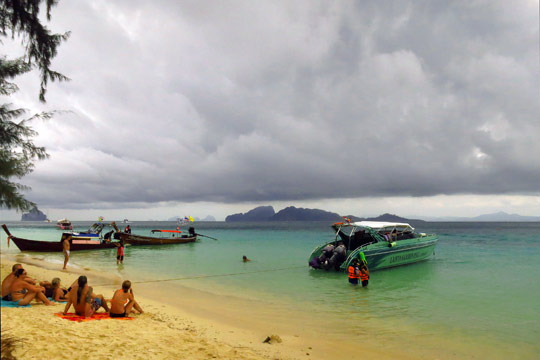 Beach on Koh Kradan.